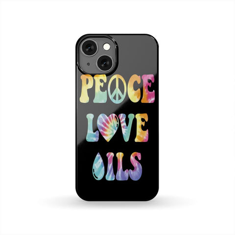 FUN PEACE LOVE OILS PHONE CASE - 22 PHONE MODELS SUPPORTED!