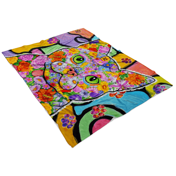FABUOULS CAT FLEECE BLANKET