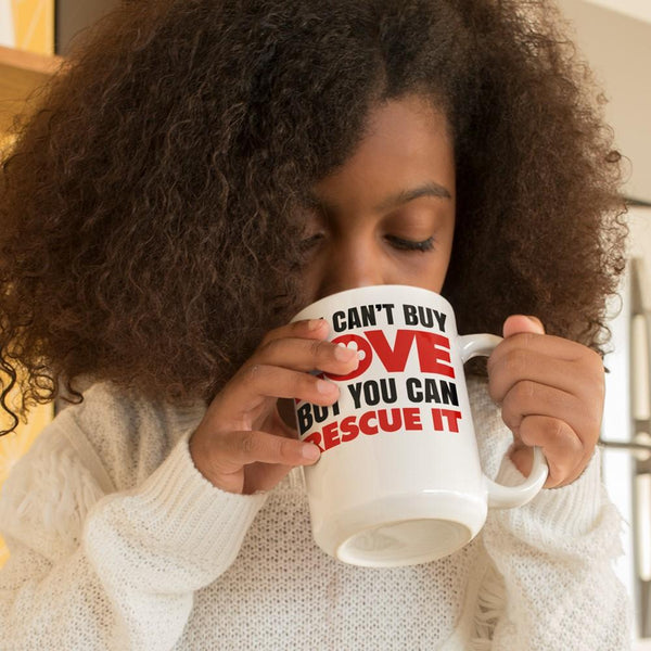 RESCUE White Mug - BIG 15 oz. size