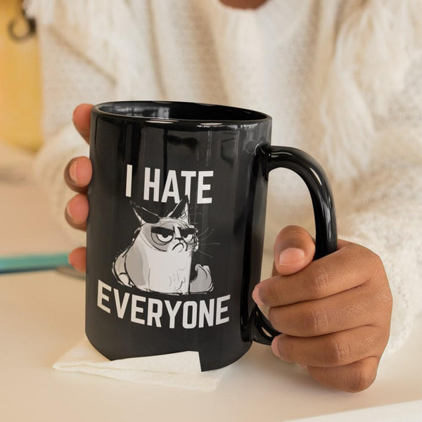 HUMBUG Black Mug - BIG 15 oz. size