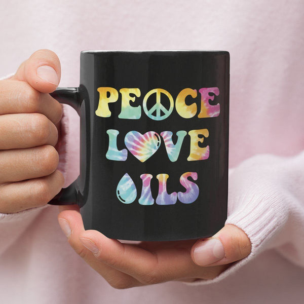 AWESOME PEACE LOVE OILS MUG