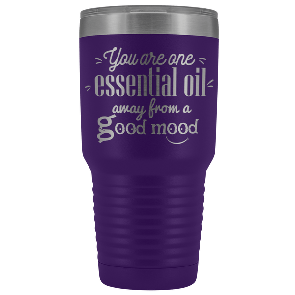 GOOD MOOD STAINLESS STEEL VACUUM TUMBLER - COMES IN 12 COLORS - HUGE 30 OZ. SIZE