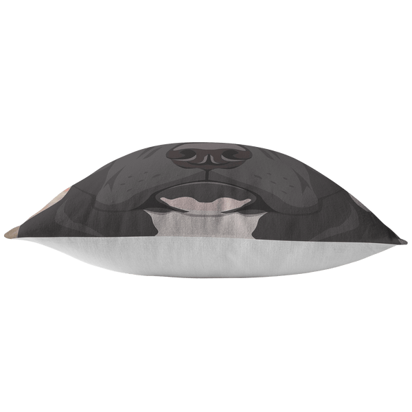 FREE SHIPPING: COOL CROPPED EAR HIPSTER PIT BULL THROW PILLOWS - 4 SIZES TO CHOOSE FROM IN STUFFED & SEWN, OR ZIP COVER ONLY, OR ZIP COVER & INSERT