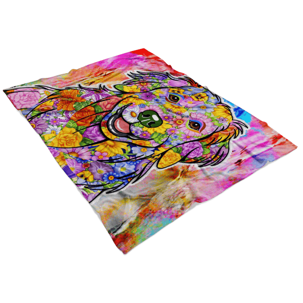 FABULOUS GOLDEN RETRIEVER FLEECE BLANKET