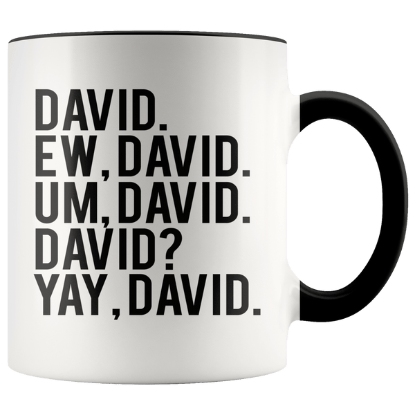 EW DAVID SCHITT'S CREEK TWO-TONED MUG