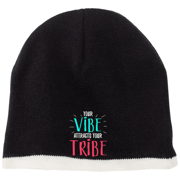 EMBROIDERED VIBE 100% Acrylic Beanie