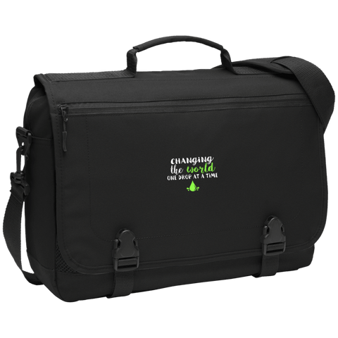 EMBROIDERED ONE DROP Port Authority Messenger Briefcase