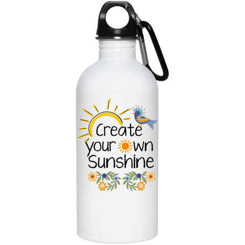 SUNSHINE 20 oz. QUALITY Stainless Steel Water Bottle