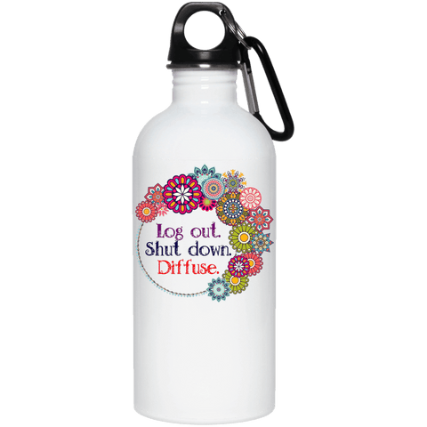 DIFFUSE 20 oz. QUALITY Stainless Steel Water Bottle