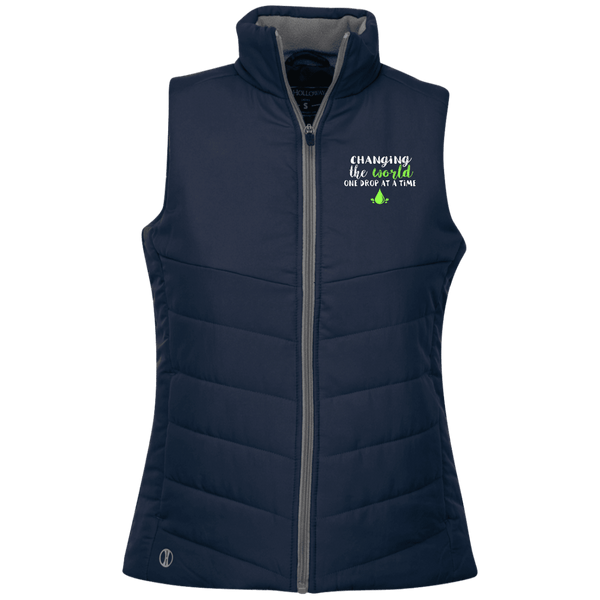 EMBROIDERED ONE DROP Holloway Ladies' Quilted Vest