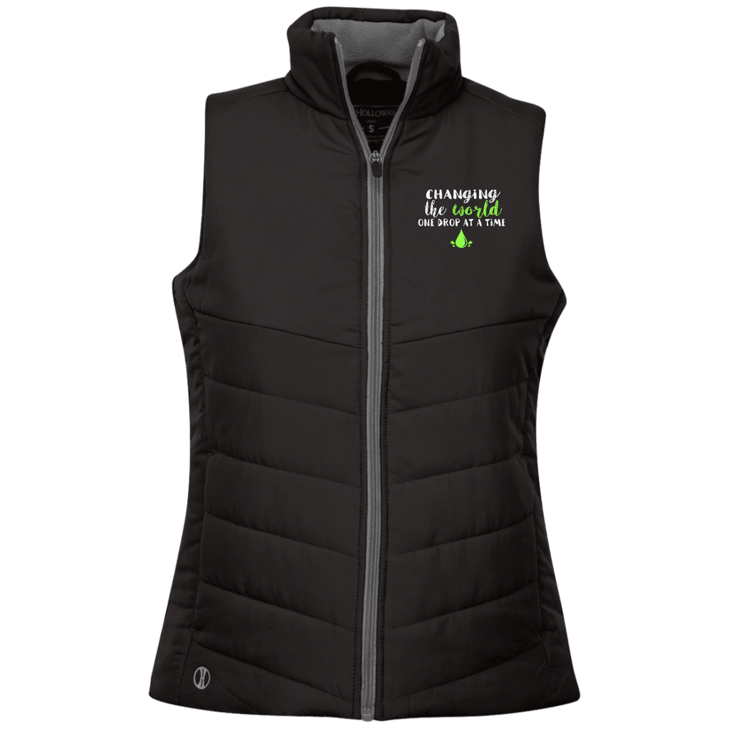 EMBROIDERED ONE DROP Holloway Ladies' Quilted Vest