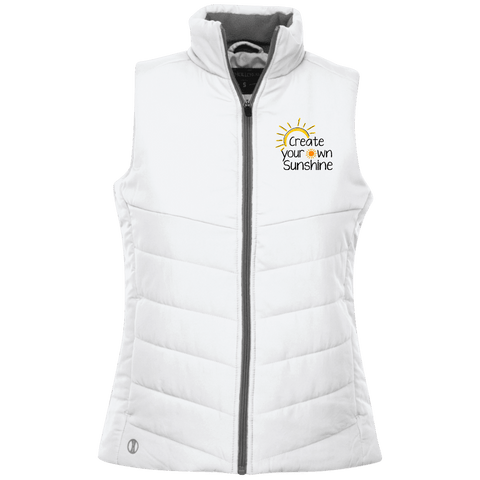 EMBROIDERED SUNSHINE Holloway Ladies' Quilted Vest