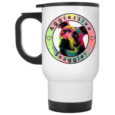 CIRCLE PIT White Travel Mug