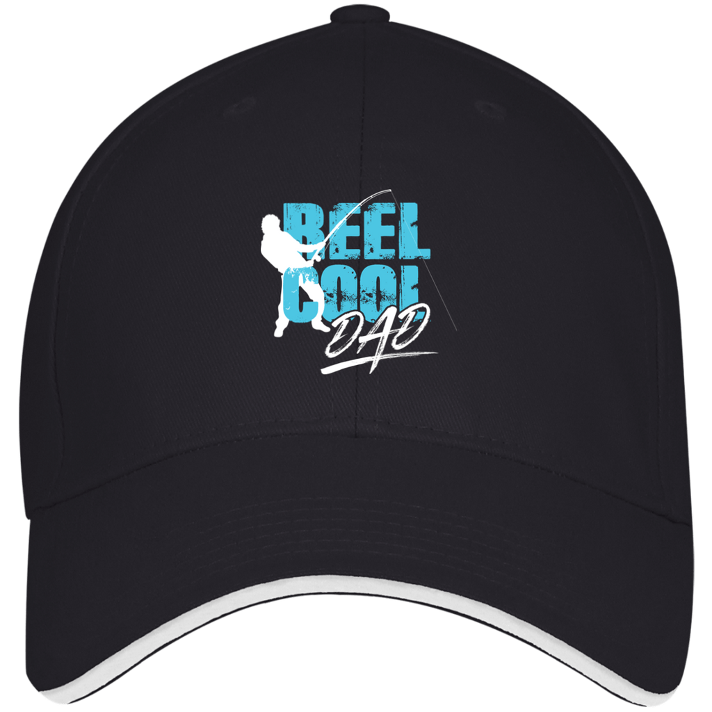 EMBROIDERED Reel Cool Dad USA Made Structured Twill Cap