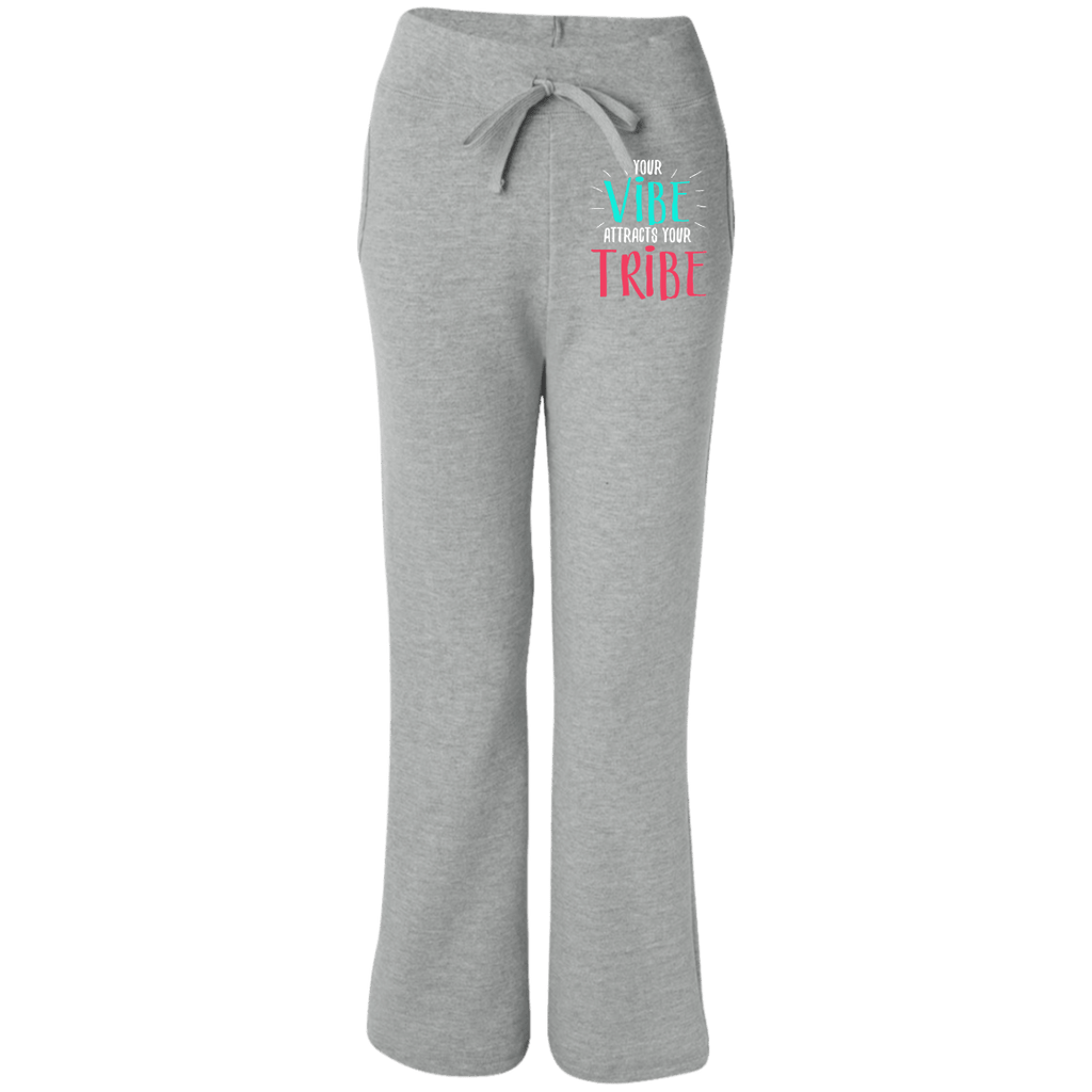 EMBROIDERED VIBE Gildan Women's Open Bottom Sweatpants with