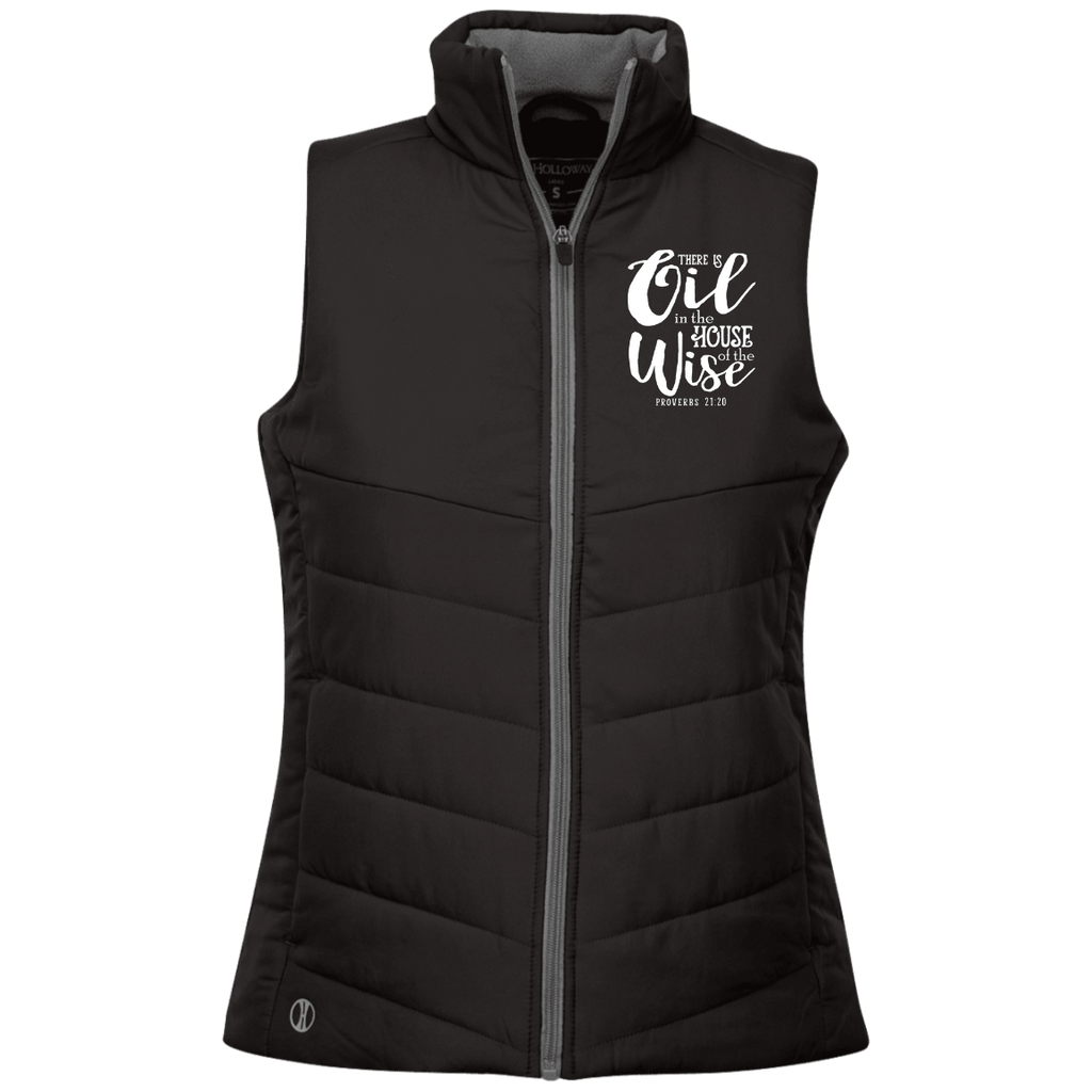 EMBROIDERED PROVERBS Holloway Ladies' Quilted Vest