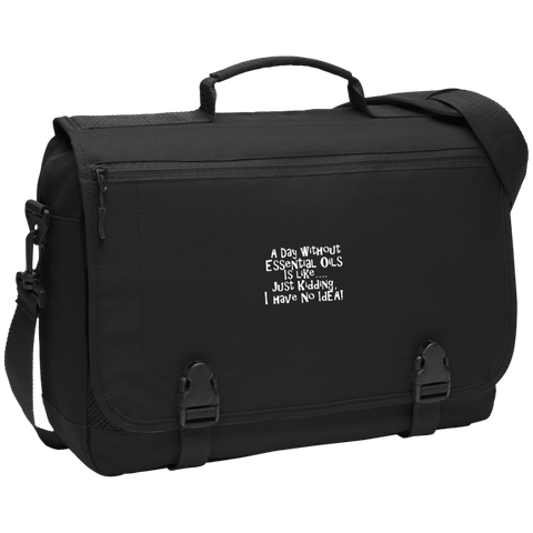 EMBROIDERED ESSENTIAL OILS Port Authority Messenger Briefcase