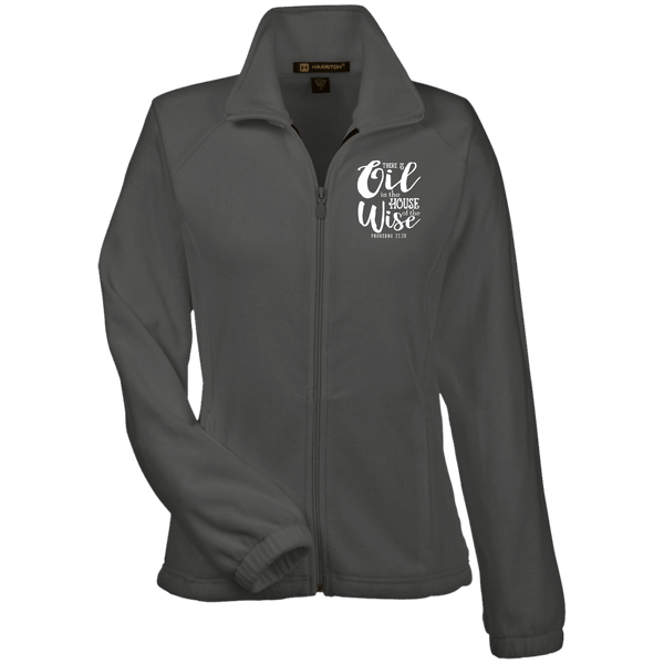 EMBROIDERED PROVERBS Women's Fleece Jacket - 7 Colors to Choose From