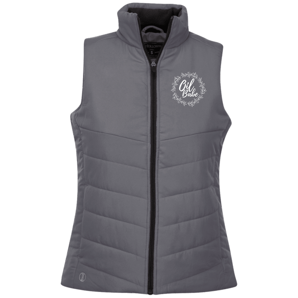 EMBROIDERED OIL BABE Holloway Ladies' Quilted Vest
