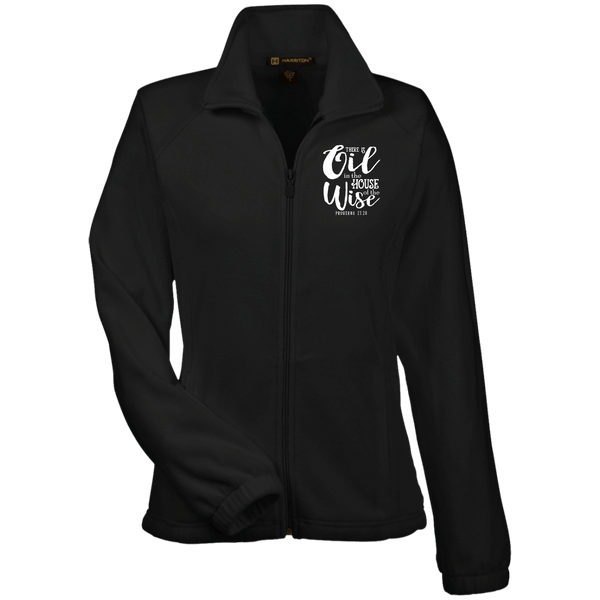 EMBROIDERED PROVERBS Women's Fleece Jacket - 7 Colors to Choose From