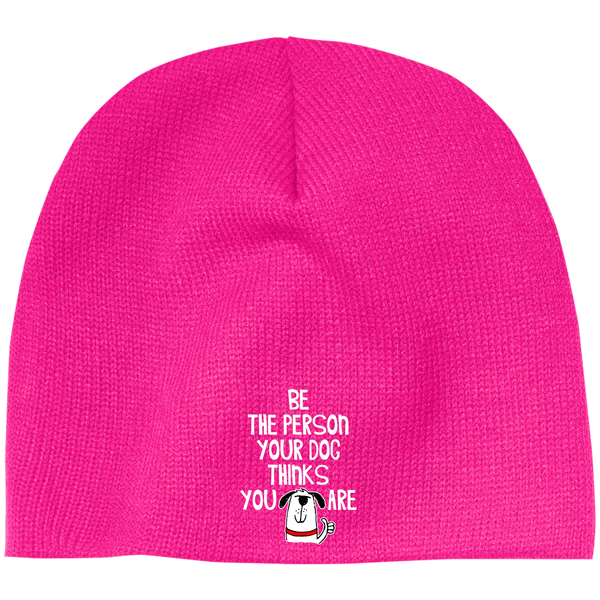 BE THE PERSON 100% Acrylic Beanie - EMBROIDERED Design