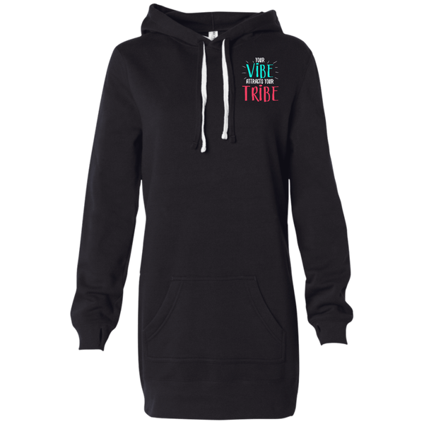 EMBROIDERED VIBE Women's Hooded Pullover Dress