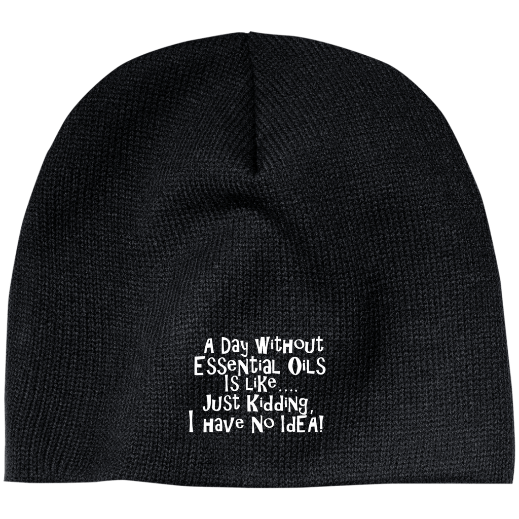 EMBROIDERED ESSENTIAL OILS 100% Acrylic Beanie