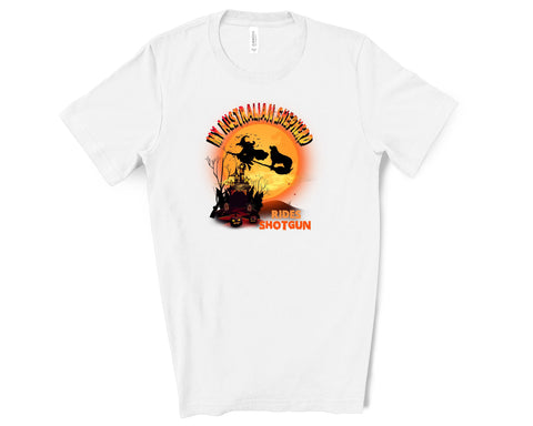Shotgun Australian Shepherd - Unisex Tshirt premium