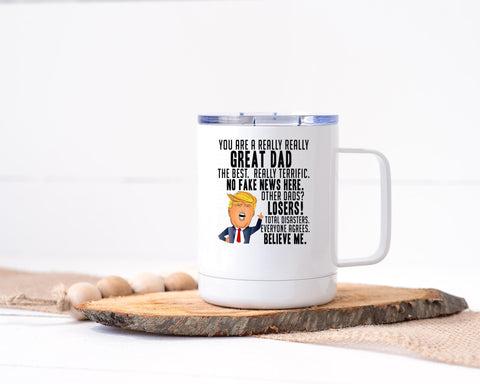 Really Great Dad 30 oz Sublimation Tumbler - Stainless steel Lid Mug