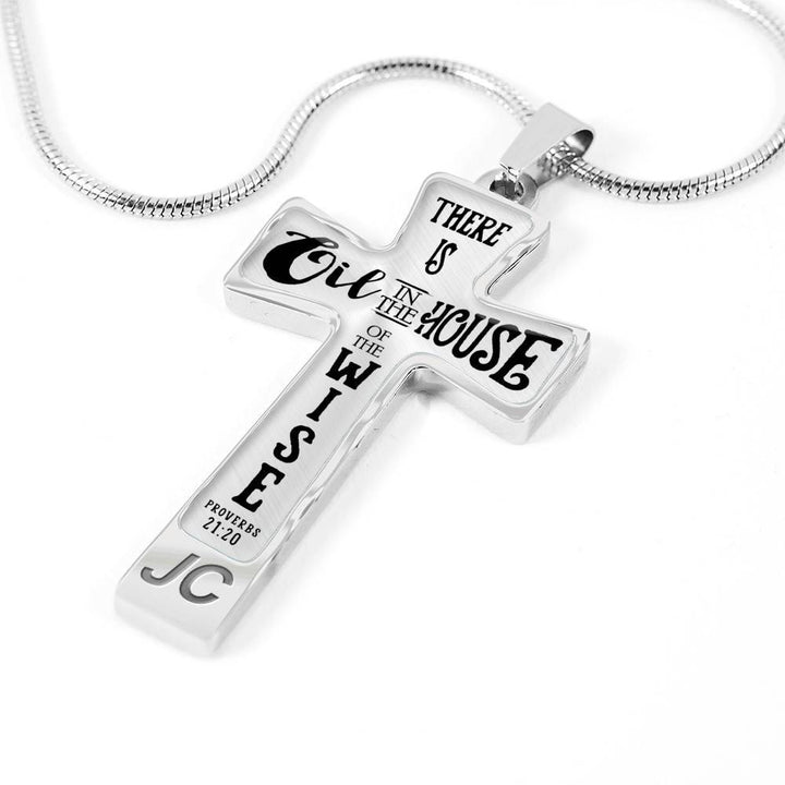 PROVERBS EO CROSS WITH OPTIONAL FRONT & BACK ENGRAVING