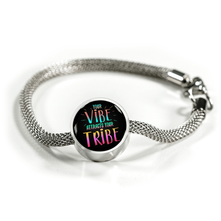 GORGEOUS STAINLESS STEEL "YOUR VIBE" BRACELET