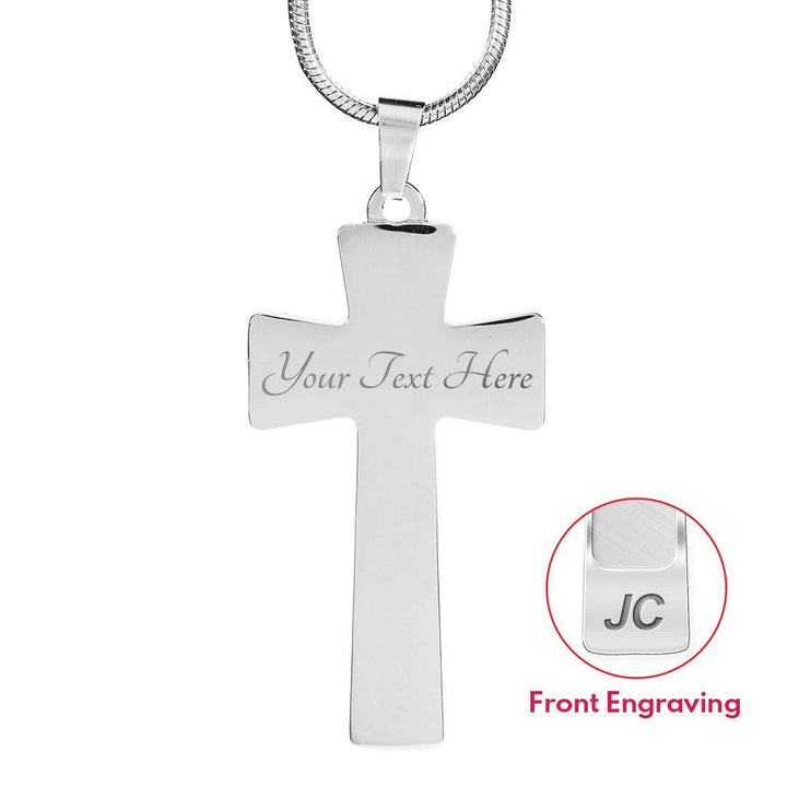 PROVERBS EO CROSS WITH OPTIONAL FRONT & BACK ENGRAVING