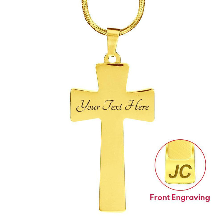 PROVERBS EO CROSS WITH OPTIONAL FRONT & BACK ENGRAVING