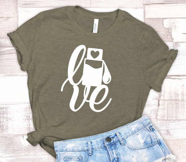 FUN LOVE EO UNISEX TEES - UP TO 4XL - BEAUTIFUL HEATHER COLORS