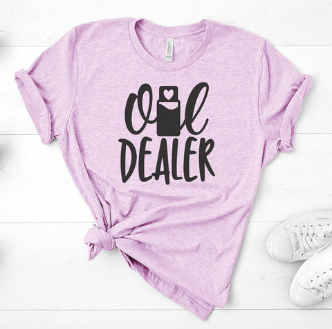 FUN OIL DEALER UNISEX TEES - UP TO 4XL - BEAUTIFUL HEATHER COLORS