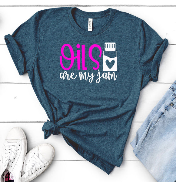 FUN OIL IS MY JAM UNISEX TEES - UP TO 4XL - BEAUTIFUL HEATHER COLORS