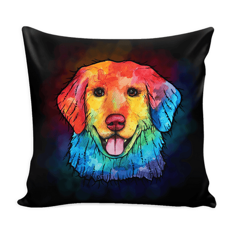 ORIGINAL DESIGN GOLDEN RETRIEVER THROW PILLOW COVER