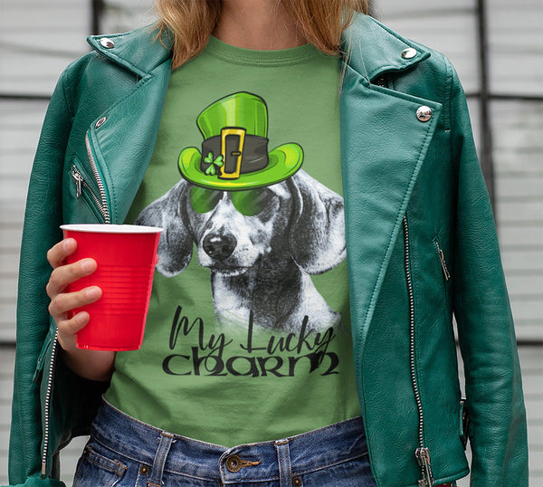 COOL LUCKY CHARM DOXIE BELLA CANVAS TEES - SIZES TO 4XL - 2 COLORS