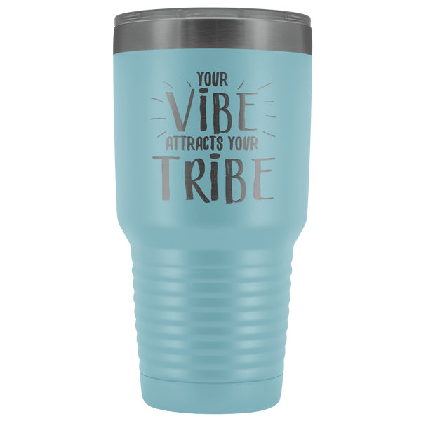 VIBE STAINLESS STEEL VACUUM TUMBLER - COMES IN 7 COLORS - HUGE 30 OZ SIZE