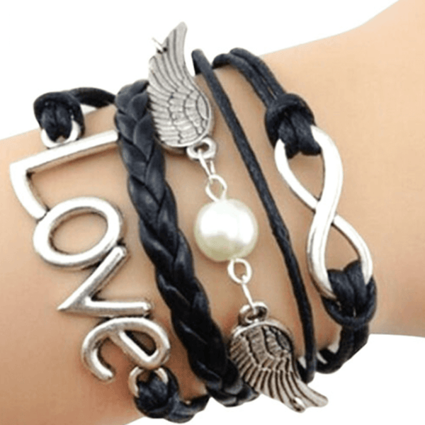 BRAIDED ROPE INFINITY BRACELETS - 4 DESIGNS TO CHOOSE FROM