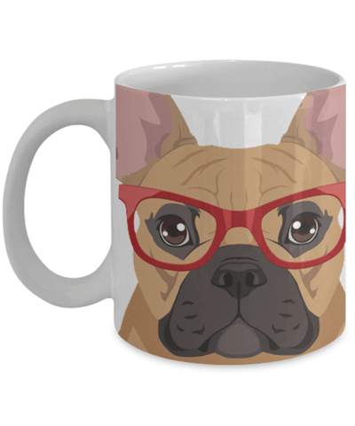 HIPSTER FRENCH BULLDOG MUG