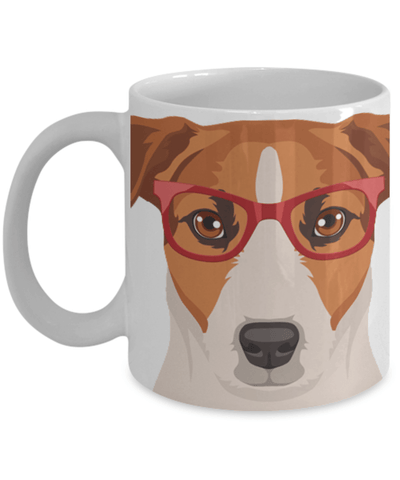 HIPSTER JACK RUSSELL MUG