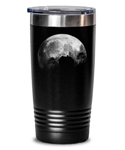 Moon Cabin Silhouette Tumbler