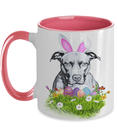 EASTER PIT BULL MUG