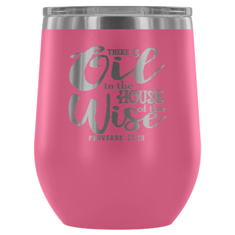 PROVERBS EO STAINLESS STEEL VACUUM WINE TUMBLER - 12 COLORS TO CHOOSE FROM