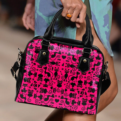 Cats Pink Handbag