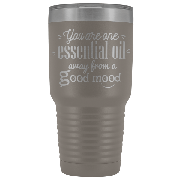 GOOD MOOD STAINLESS STEEL VACUUM TUMBLER - COMES IN 12 COLORS - HUGE 30 OZ. SIZE