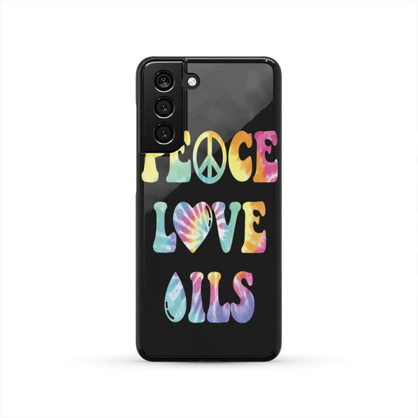 FUN PEACE LOVE OILS PHONE CASE - 22 PHONE MODELS SUPPORTED!