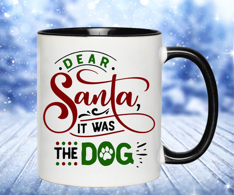 FUNNY IT WAS THE DOG TWO-TONED MUG