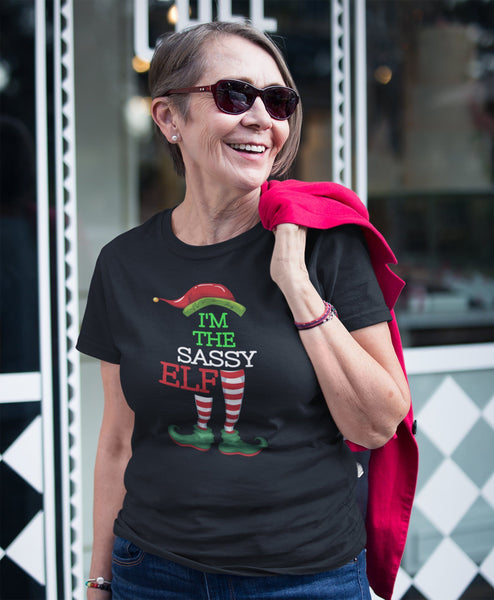 FAMILY CHRISTMAS ELF TEES - ADULT UNISEX - 12 personalities to choose from